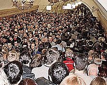 Час пик в Московском метрополитене