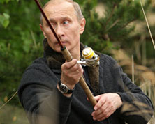 Владимир Путин на отдыхе