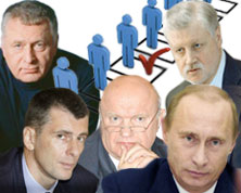 Путин и 'антипутины': Обещания кандидатов в президенты безразличны избирателю Путин и 'антипутины': Обещания кандидатов в президенты безразличны избирателю