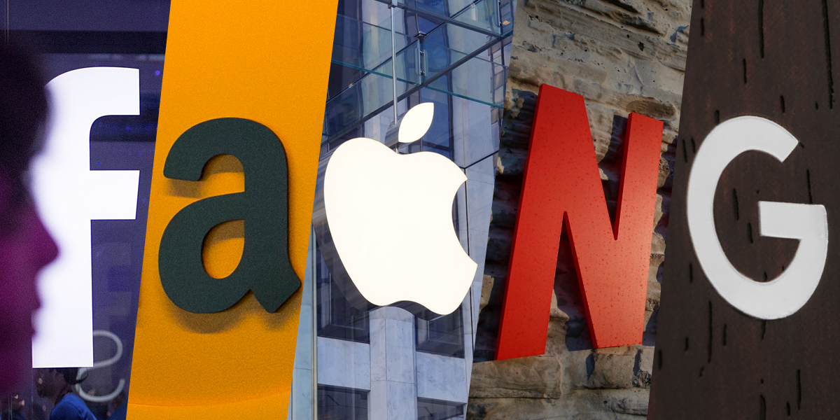 Facebook, Apple, Amazon.com, Netflix и Google