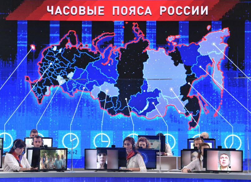 Прямая линия Путина с гражданами России