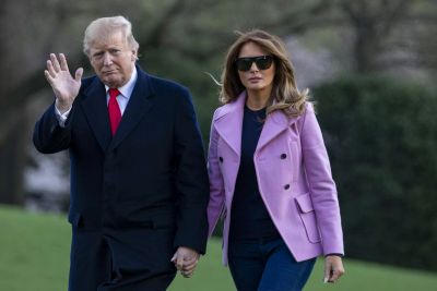 Дональд Трамп и первая леди Мелания Трамп 