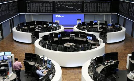 The German share price index DAX graph is pictured at the stock exchange in Frankfurt, Germany, January 15, 2021. REUTERS/Staff