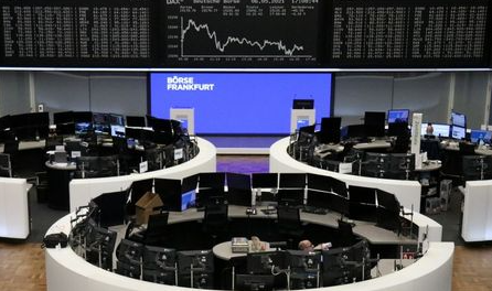The German share price index DAX graph is pictured at the stock exchange in Frankfurt, Germany, May 6, 2021. REUTERS/Staff