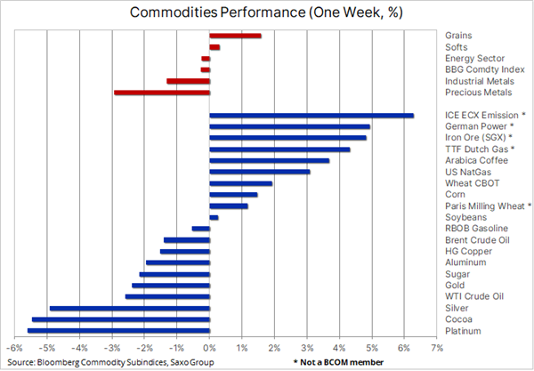 Commodities performance