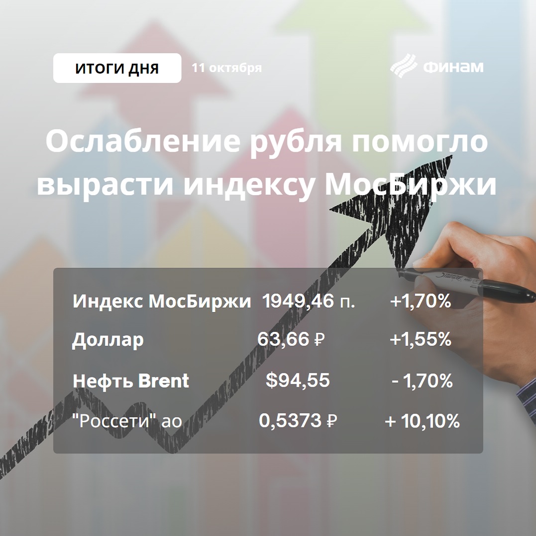 Российский рынок смог закрыться на позитивной стороне